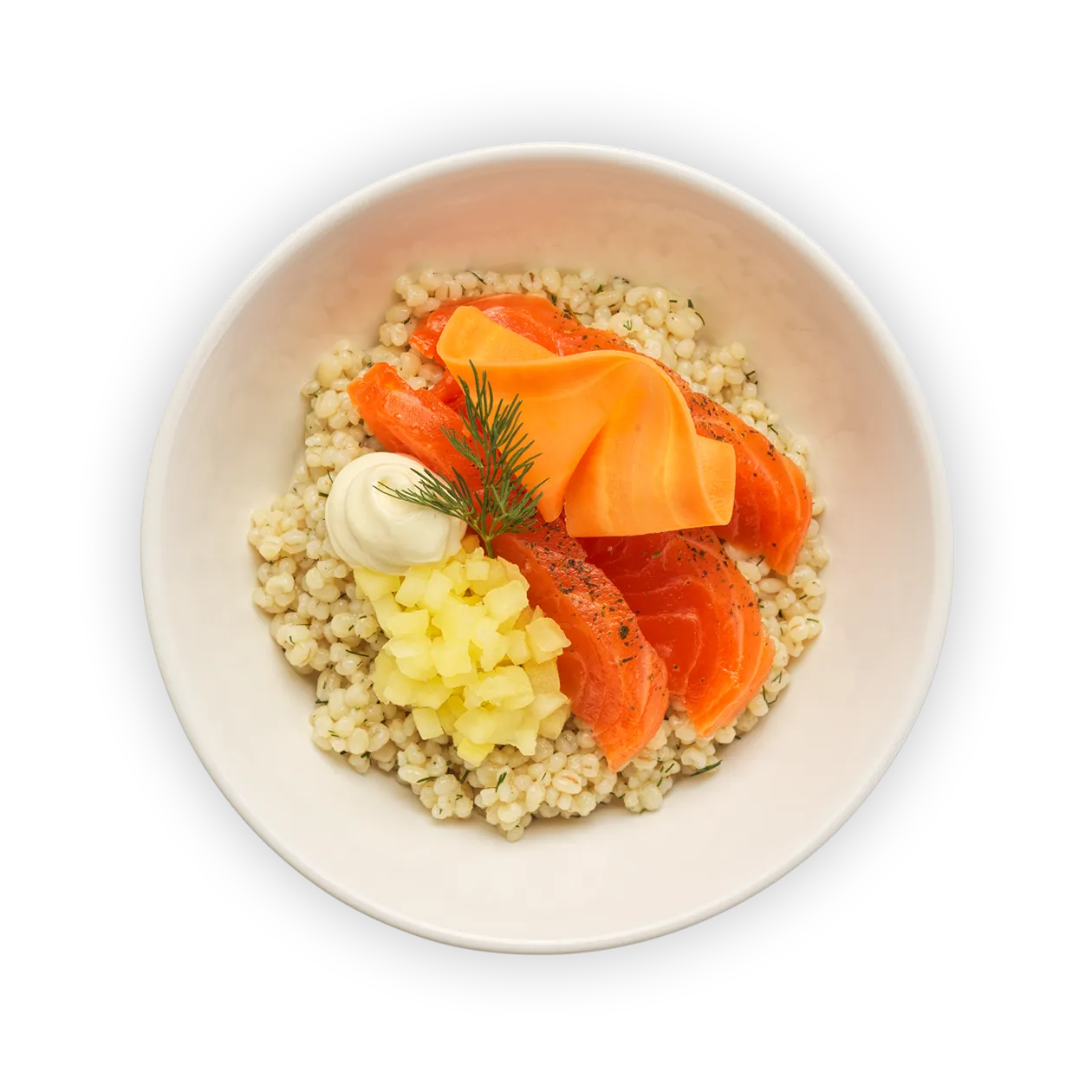 Smoked salmon trout | barley salad