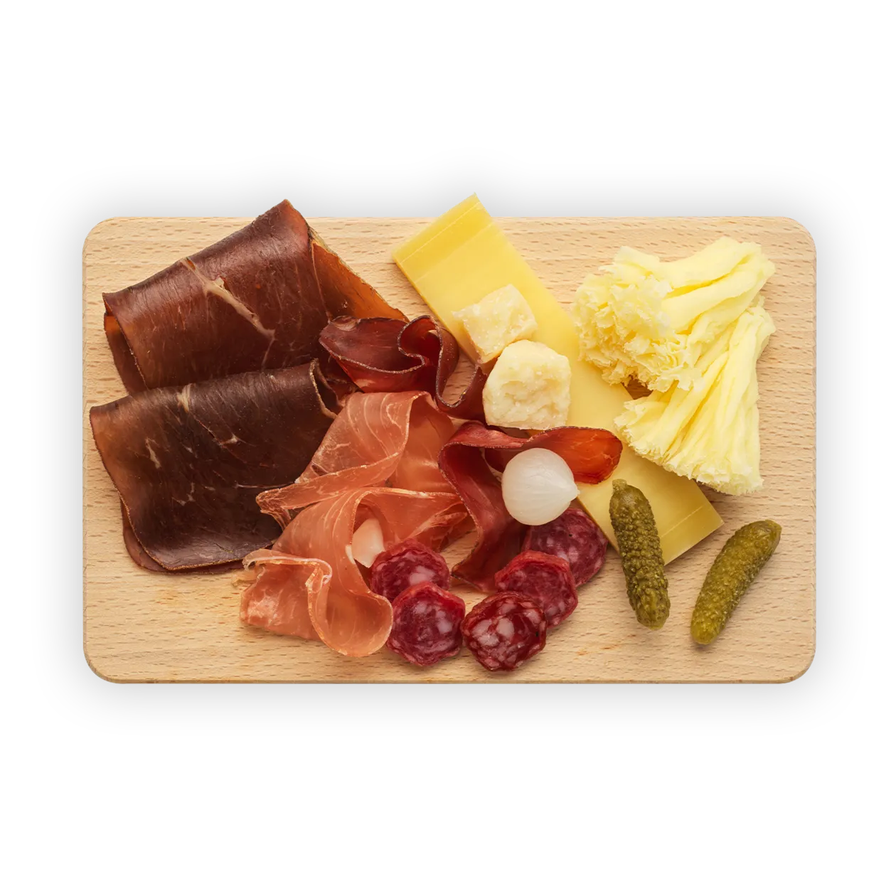 Apéro Plättli | platter of air-dried meat and cheese specialties from Switzerland